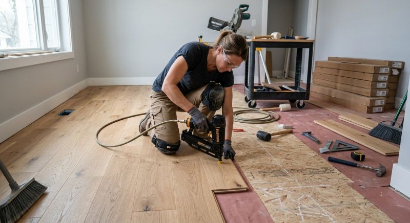 Hardwood Floor Installation in Abingdon, MD
