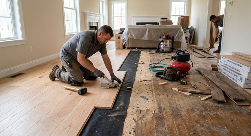 Hardwood Floor Installation in Fallston, MD