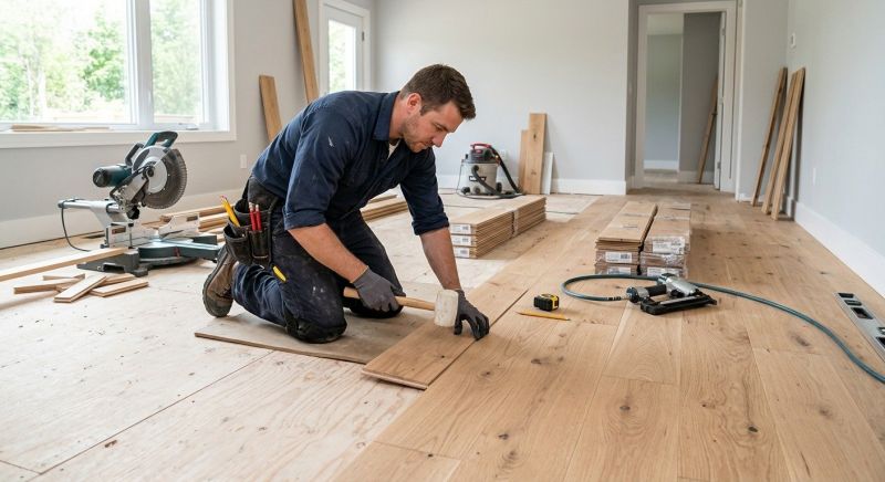 Hardwood Floor Installation in Hydes, MD
