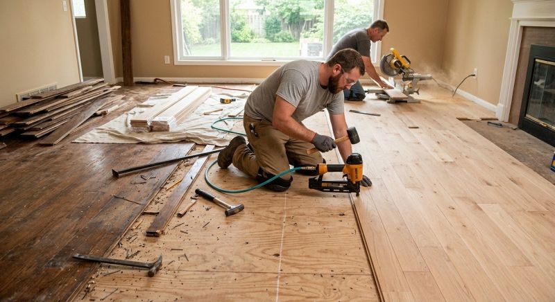 Hardwood Floor Installation in Harford County, MD