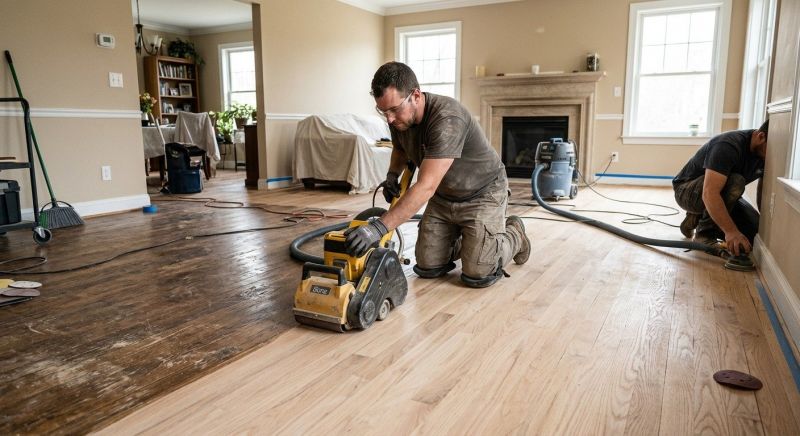 Hardwood Floor Renovation in Harford County, MD