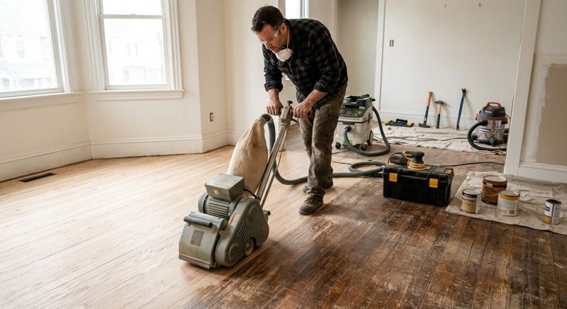 Hardwood Floor Renovation in Harford County, MD