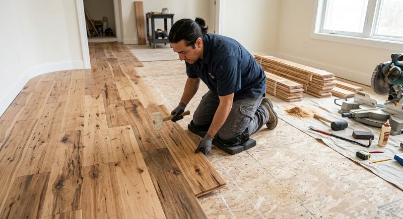 Hickory Floor Installation in Harford County, MD