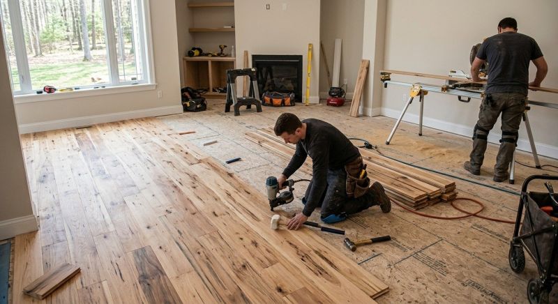 Hickory Floor Installation in Harford County, MD