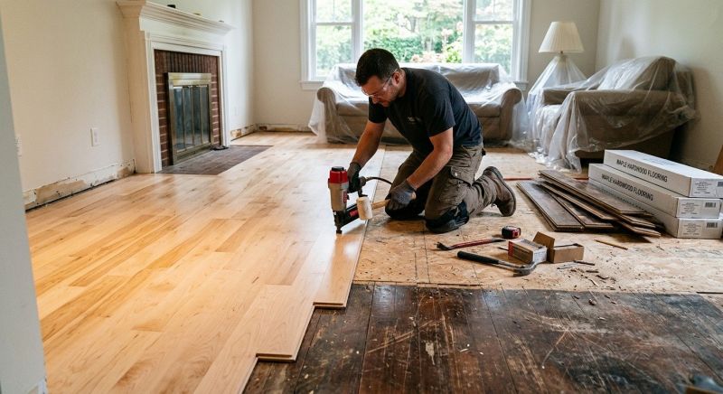 Maple Flooring Installation in Baltimore County, MD