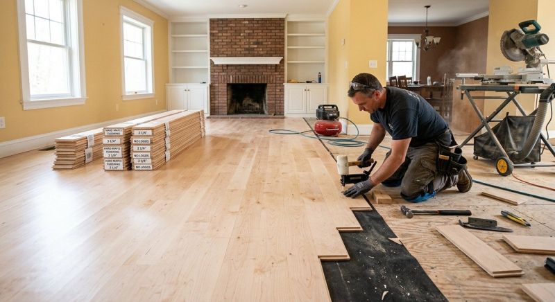 Maple Flooring Installation in Delta, PA