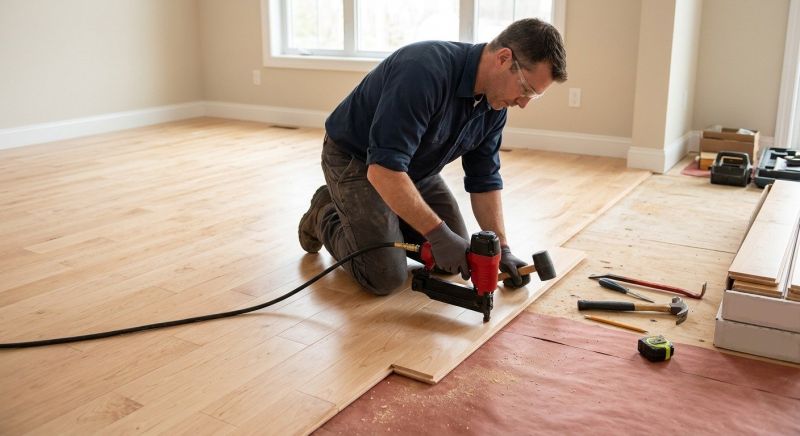 Maple Flooring Installation in Edgewood, MD