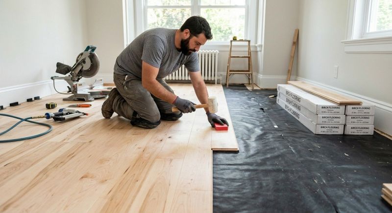 Maple Flooring Installation in Parkville, MD