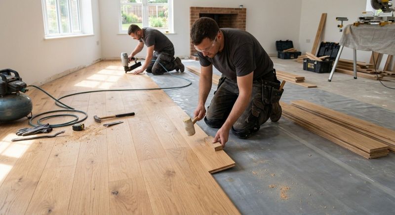 Oak Floor Installation in Baltimore, MD