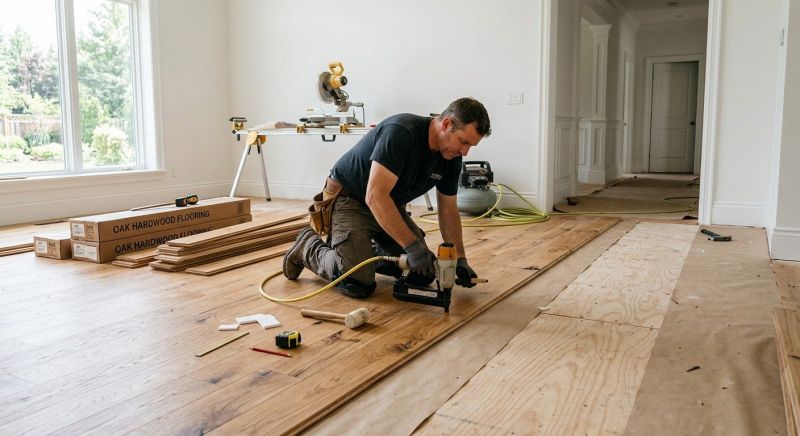 Oak Floor Installation in Edgewood, MD