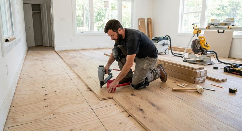 Oak Floor Installation in Towson, MD