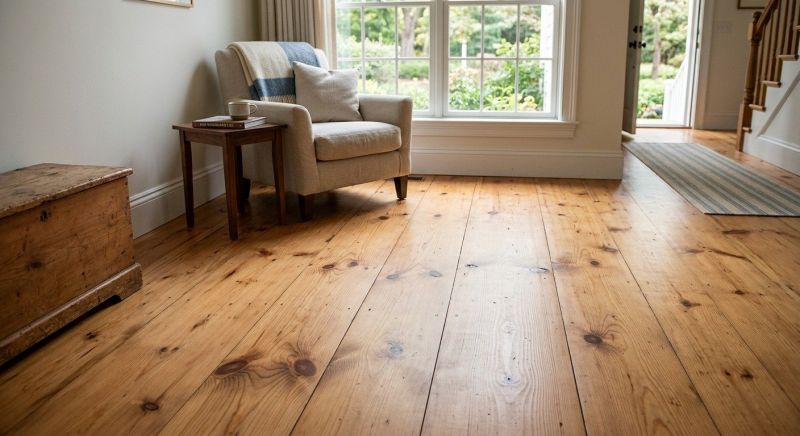 Pine Floor Installation in Harford County, MD