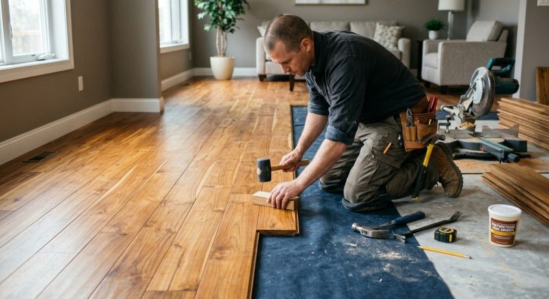 Teak Flooring Installation in Harford County, MD