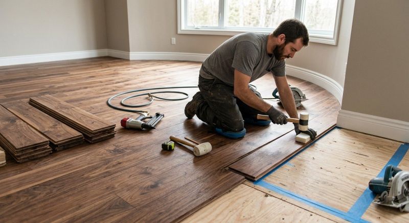 Walnut Flooring Installation in Harford County, MD