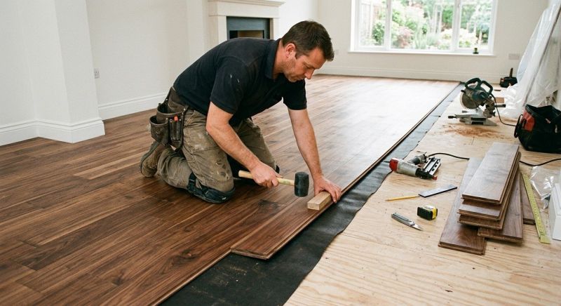 Walnut Flooring Installation in Harford County, MD