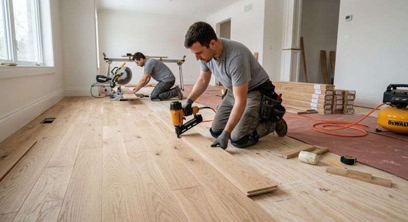 Wood Floor Replacement in Hydes, MD