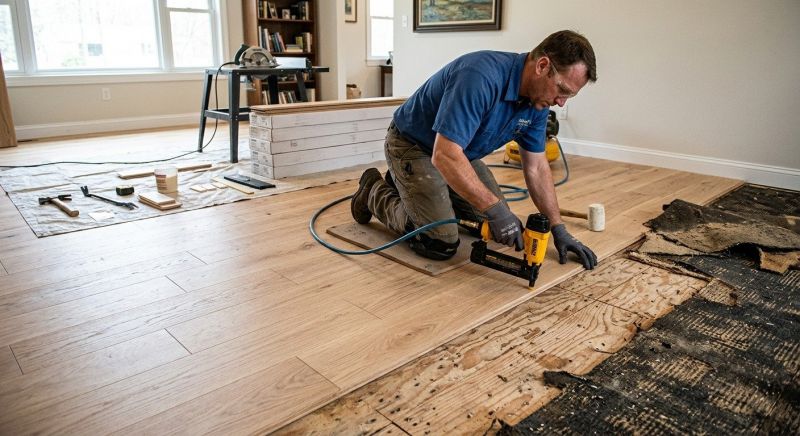 Wood Floor Replacement in Parkville, MD